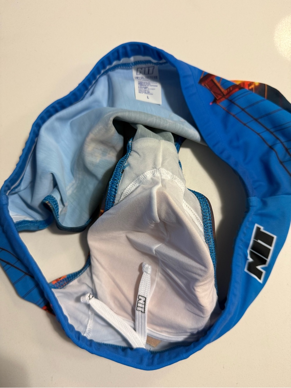 NIT Blue Golden Gate Bridge Swim Briefs - Picture 3 of 3